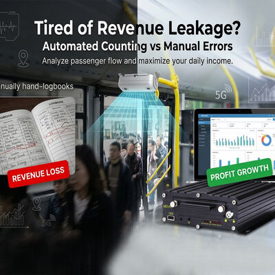 4G WIFI Bus Passenger Counting System with Real-Time Counting and 98% Accuracy MDVR