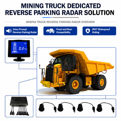 Système de freinage d'urgence AEBS pour camion minier, avertisseur d'angle mort avant et arrière BSD, surveillance de la fatigue du conducteur DMS