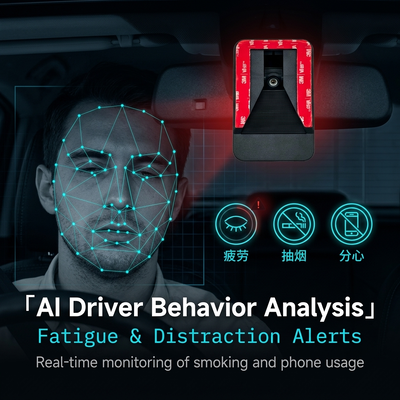 Système de freinage automatique AEBS avec DVR 4G et ADAS pour le freinage d'urgence actif et la détection d'angle mort