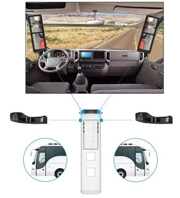 Système de caméra d'angle mort pour camion, double objectif 1080P, caméra de vision latérale, moniteur de 18,88 pouces pour semi-remorque, véhicule commercial