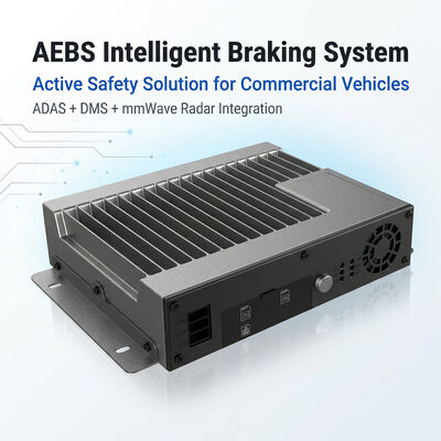 Système AEBS avec radar à ondes millimétriques à 77 GHz ADAS + DMS et connectivité 4G/5G pour la télématique de flotte