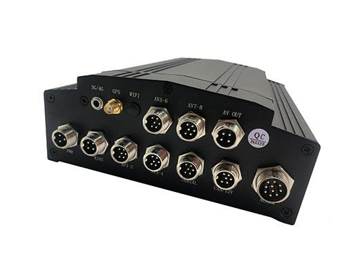 8CH 1080P AI MDVR avec ADAS DMS, enregistreur vidéo de véhicule GPS 4G pour camion-bus, prise en charge HDD SSD OEM