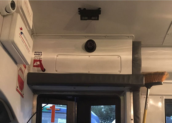 RS232 compteur binoculaire de passager de caméra de la lentille 3G MDVR pour l'autobus