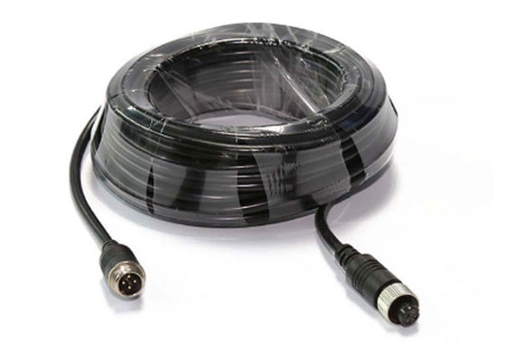 20m 4P Din Jack câble d'extension double bouclier connecteur de femme à homme pour la caméra de bus