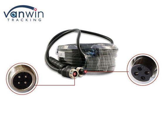 20m 4P Din Jack câble d'extension double bouclier connecteur de femme à homme pour la caméra de bus