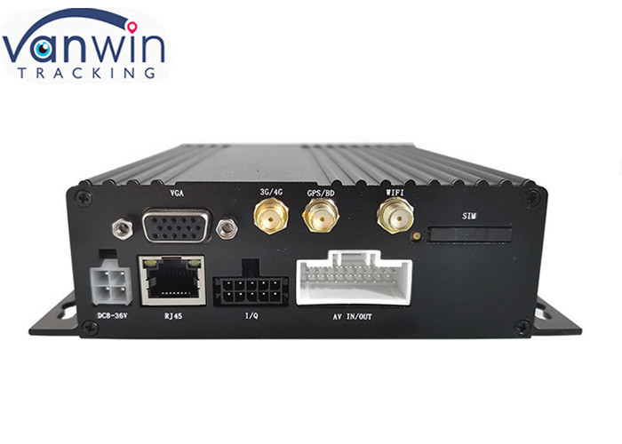 1080P AHD Dual SD sécurisation mobile dvr 4Ch GPS 3g 4g Wifi Pour la flotte de bus