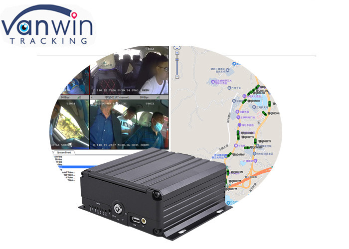 Système d'enregistrement visuel mobile du véhicule DVR Digital d'écart-type de 2TB HDD 256GB