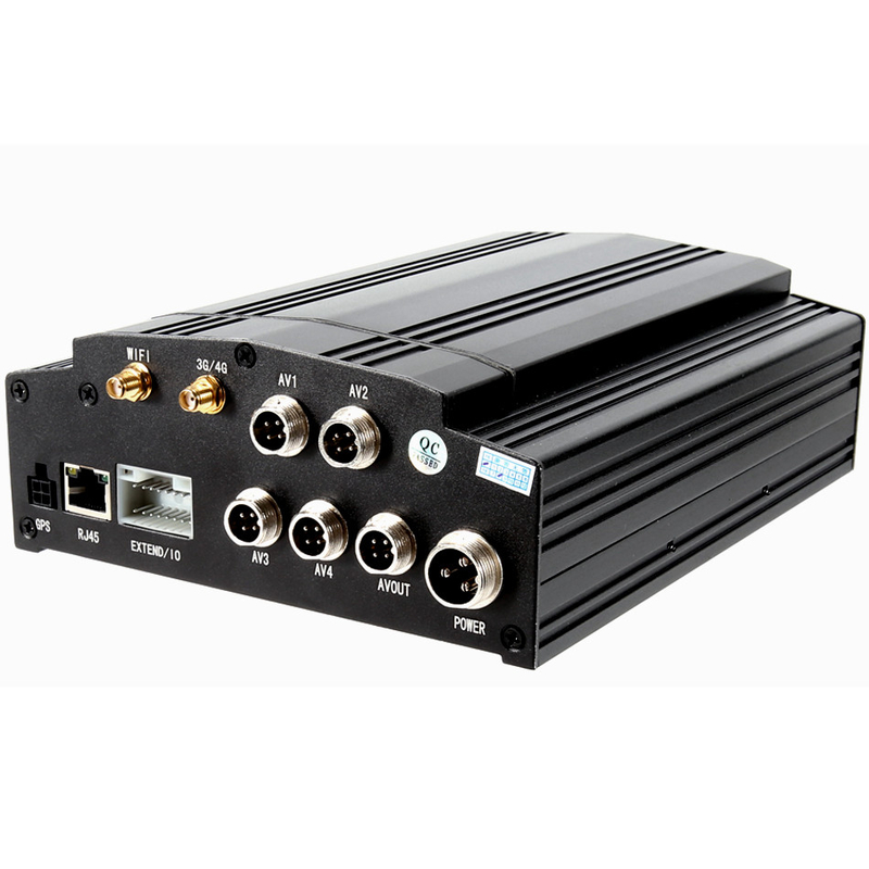 720P AHD 4ch 3G HDD DVR mobile avec la solution du capteur RFID de carburant d'alarme pour l'autobus