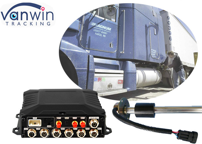 4ch Wifi GPS Suivi du carburant du véhicule HD DVR mobile avec alimentation électrique 8V-36V et haute capacité