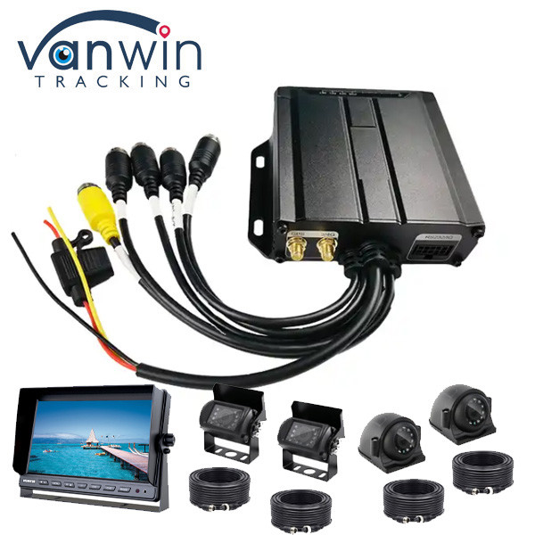 4 canaux DVR SD Enregistreur vidéo numérique Dispositifs de suivi GPS pour automobiles