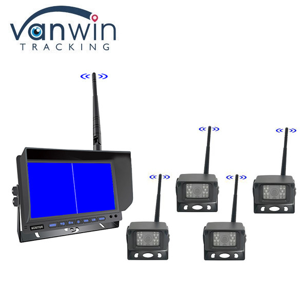 Moniteur numérique sans fil de 7 pouces kit de caméra de véhicule moniteur de voiture TFT pour véhicule lourd