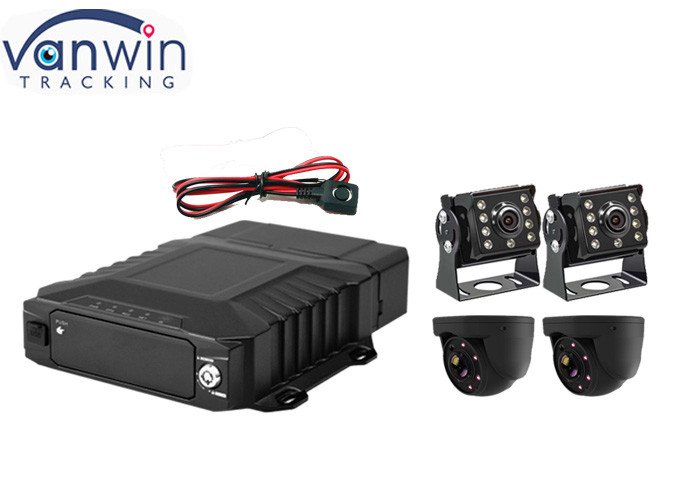 3G 4G GPS Wifi G-sensor optionnel 4CH SD HDD Solutions de DVR mobiles