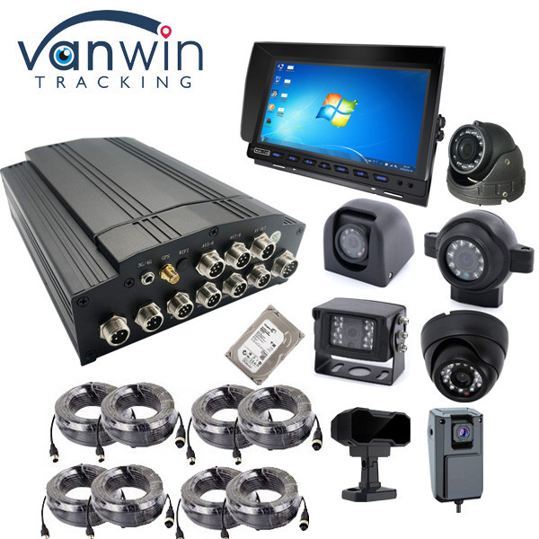4G 5G 1080P 8 canaux Systèmes de caméra mobile DVR pour bus scolaire Avec logiciel client gratuit