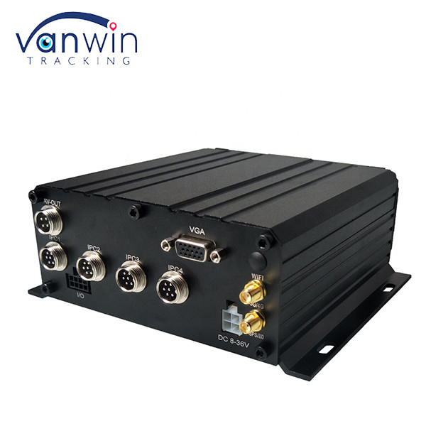 NVR mobile à 8 canaux avec HDD H.264 HDD 1080P Disque dur télécommande 3G 4G GPS WiFi Voiture Bus Truck Réseau de surveillance