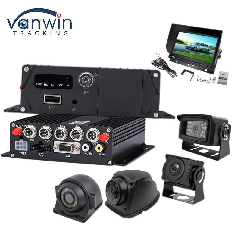 Montage DVR4 monté sur le véhicule Caméra hôte d'enregistrement Interface aéronautique Affichage VGA Interface Moniteur haute définition
