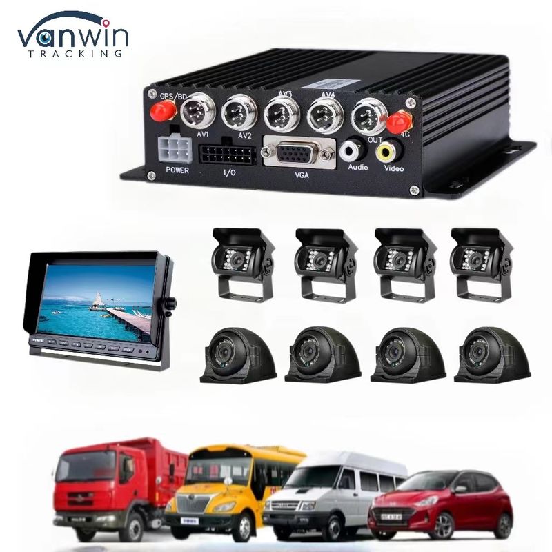 8CH 1080P H.265 HD GPS Enregistreur vidéo mobile pour véhicule avec sortie 12V 2.5A et 5V 2A