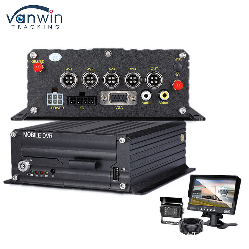 Voiture 1080P H.265 4CH SD Car Mobile DVR Dash Cam Enregistreur