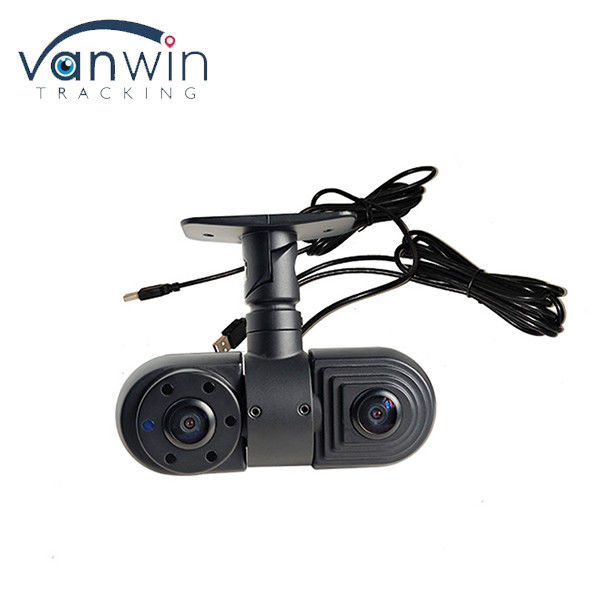 Bus Double objectif grand angle 2CH 1080P HD à l'intérieur caméra de voiture USB avant avec capteur CMOS / CCD