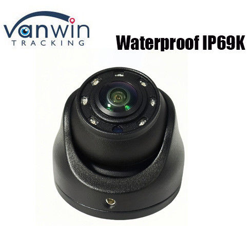 180° 1080P 2MP imperméable à l'eau IP69K Caméras intérieures/extérieures à dôme avec vision nocturne IR pour bus/camions