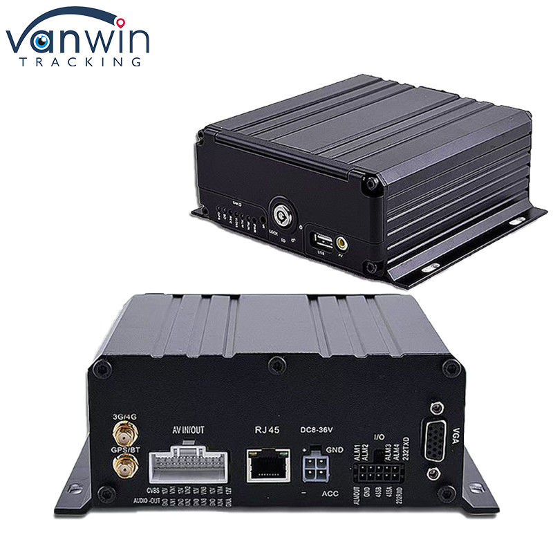 1080P H.264 AHD 256GB 4CH Enregistreur de voiture mobile DVR GPS Carte SD Bus Truck Enregistrement de voiture