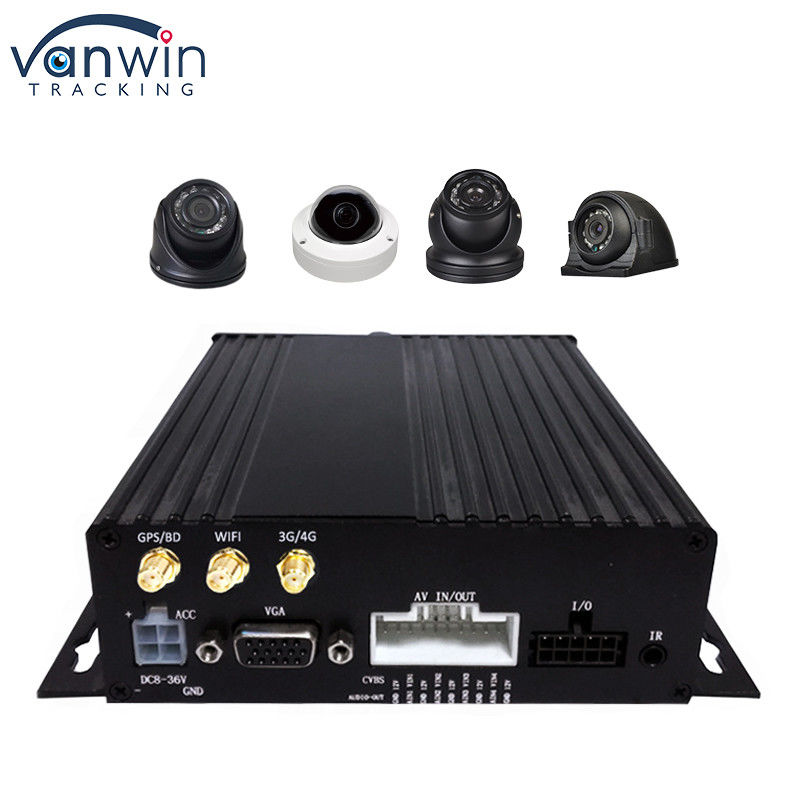 GPS 1080P HD 4CH Mobile DVR Carte SD Samrt WIFI Enregistreur vidéo numérique pour véhicule