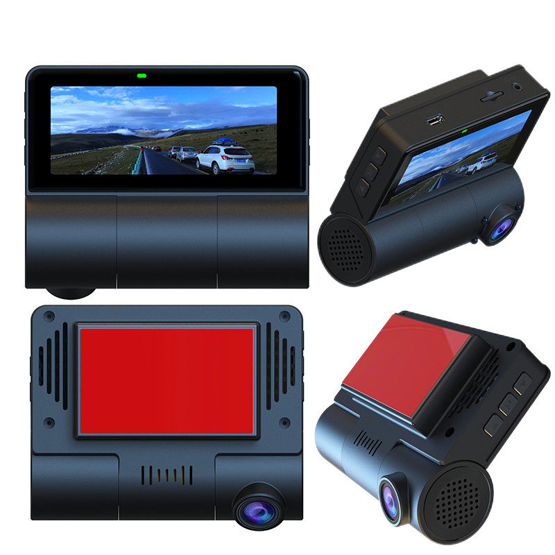 Enregistreur de voiture GPS Wifi Enregistrement double Caméra de tableau de bord de voiture invisible 1080P avec objectif F/NO 1.60