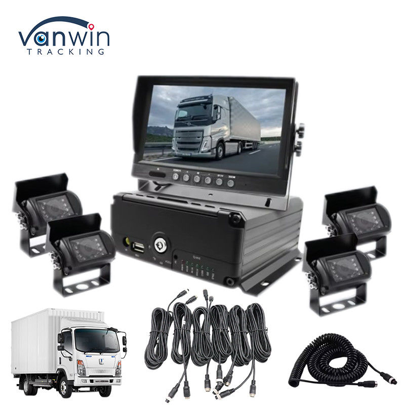 Caméra de voiture boîte noire Caméra de voiture DVR carte SIM carte SD Camion Instrument d'enregistrement de voiture MDVR Caméras avant et arrière utilisées pour la boîte de bus