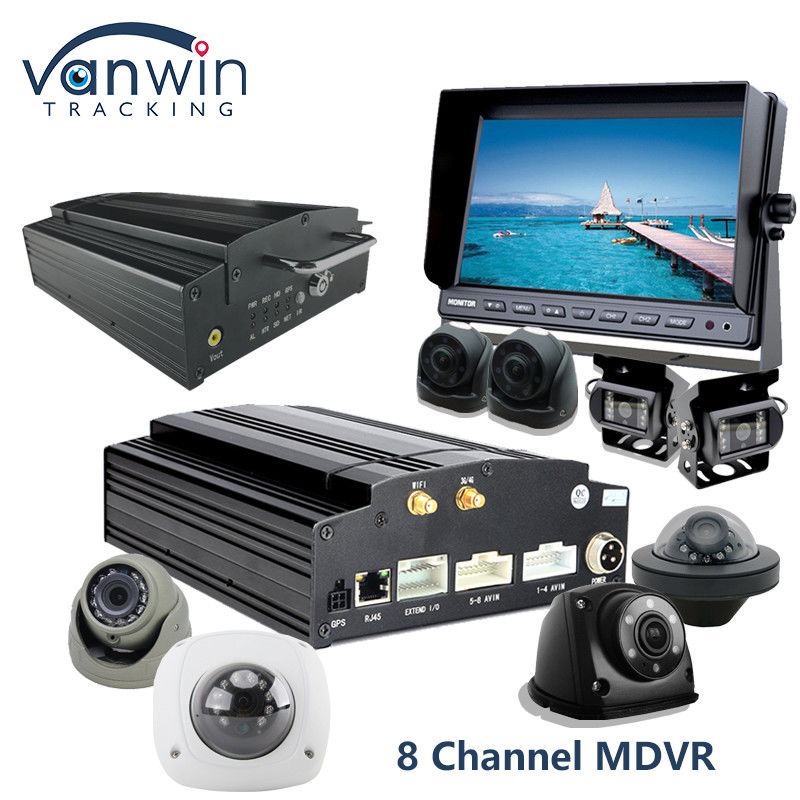 Système de caméra 4G Wifi GPS MDVR 8CH Enregistreur vidéo numérique mobile pour le véhicule de bus et de camion