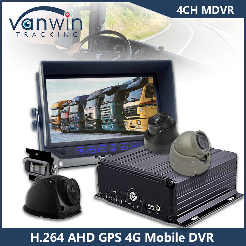 4CH GPS 4G WiFi DVR mobile Full HD 1080P Caméra de voiture HDD Mdvr Pour le bus Voiture de camion