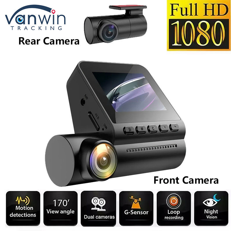 Full HD 4K Dash Cam Enregistreur vidéo à double objectif Vidéo de vision nocturne Parking Monitor Dashcam