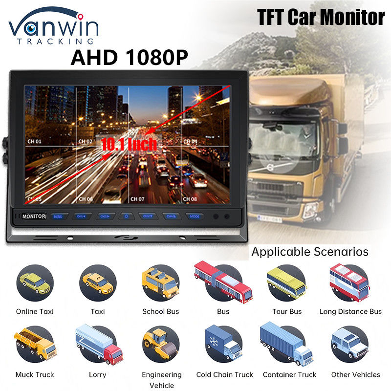 10.1 pouces TFT Moniteur HD pour voiture Écran TFT LCD Couleur Écran HD Pour camionnette