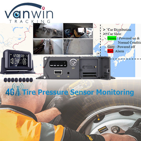 AHD 1080P Support Oil level and Tire Pressure Monitoring 8-Channel Video Recorder MDVR pour le camion ou le véhicule logistique