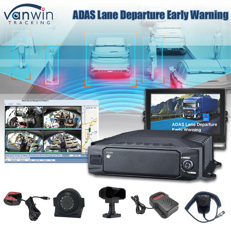 8CH 1080P Ai HDD Mobile DVR Surveillance en temps réel et suivi 4G Ai Adas DMS MDVR Système de vidéosurveillance