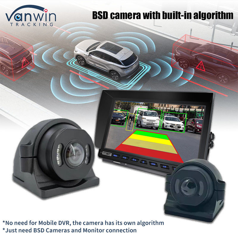 Caméra HD 1080p BSD avec algorithme intégré Détection de véhicules piétons avec alarme sonore