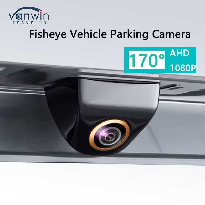 Caméra d'observation arrière de voiture 170° Full HD Vision nocturne inverse AHD Fisheye Caméra de stationnement de véhicule