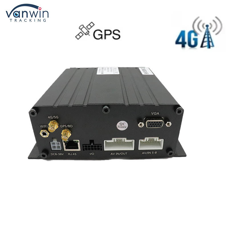 Facile à installer 4CH MDVR 4G WiFi GPS supporté de surveillance de la flotte de surveillance pour les camions de taxi Caméra de bus avec CMSV6 logiciel