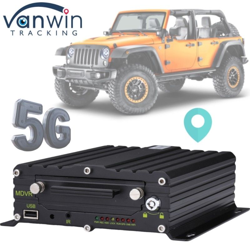 HDD MNVR à quatre canaux 1080P avec GPS 5G pour le support de la surveillance des véhicules