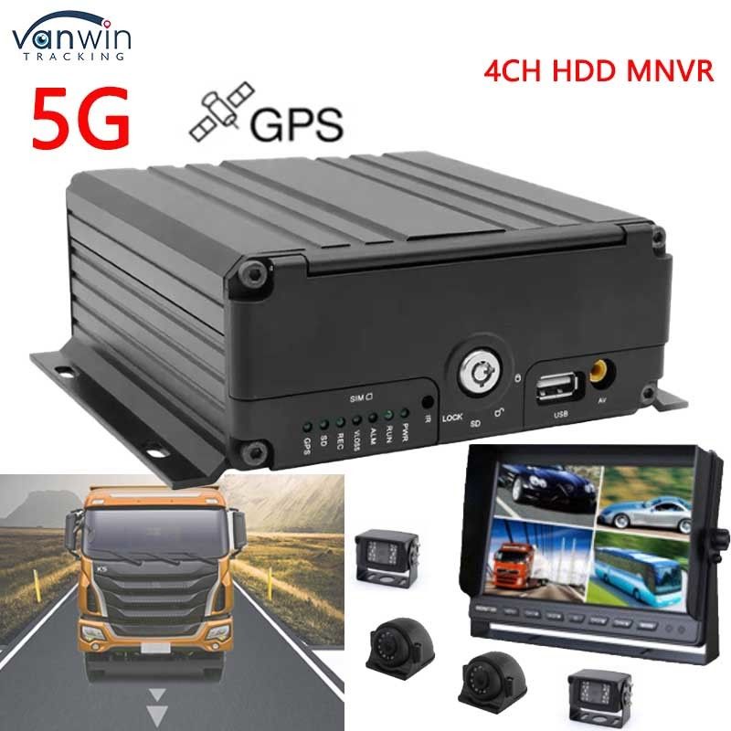 4CH NVR1080P mobile AHD 5G WIFI et GPS 1 Enregistreur vidéo réseau HHD