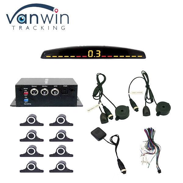 5M Parking Sensor Kit de stationnement de voiture Buzzer 8 capteurs Retour de secours Radar Alerte sonore indicateur système de sonde