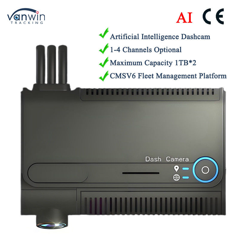 Full HD Dashcam 1-4 Channel GPS Tracked Vehicle Camera 1080P Dash Camera pour le DVR de voiture mobile de taxi sur le serveur CMSV6