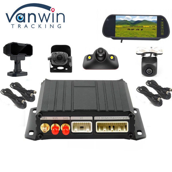 4CH Mini SD Mobile DVR GPS Wifi 4G 4CH Kit Taxi Caméra de vidéosurveillance DVR de voiture avec ADAS DMS