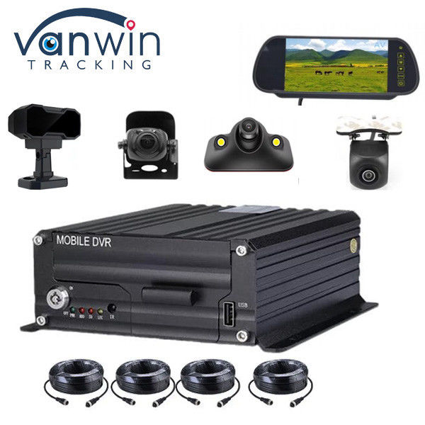 8CH 4CH 4G GPS ADAS DMS 2TB HDD SD Mobile DVR Kit AI MDVR Système de suivi GPS Taxi MDVR