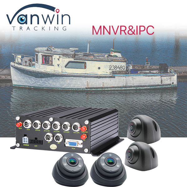 MNVR mobile 6 canaux 1080P avec GPS 4G WiFi pour les navires de dragage de sable