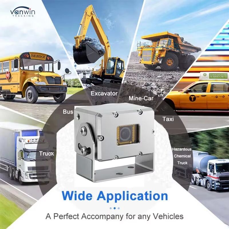 Caméra antidéflagrante compacte en acier inoxydable IP68 anti-corrosion pour véhicules lourds