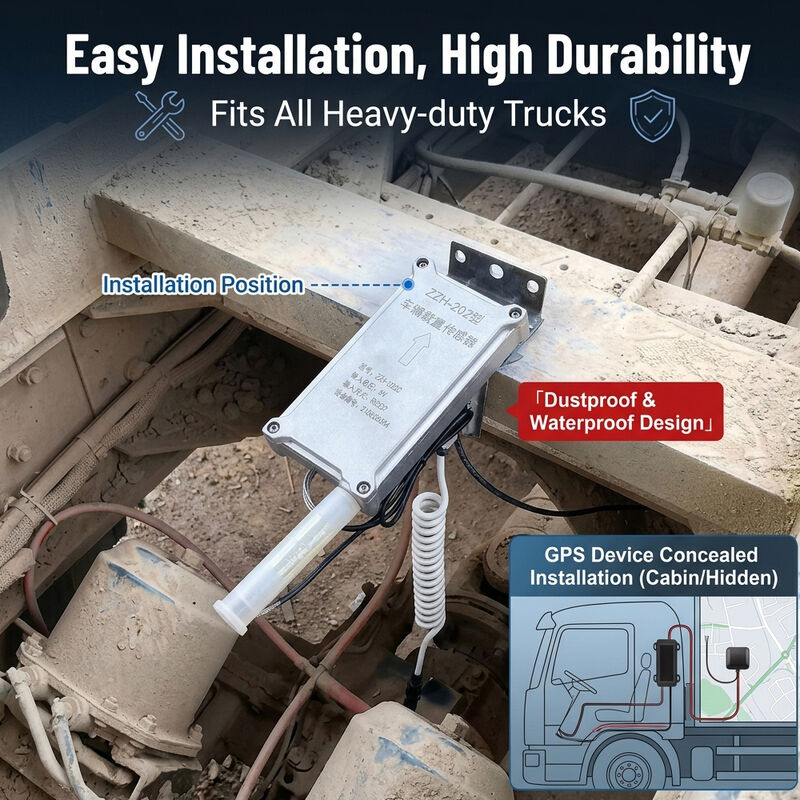 Logistics Fleet Cargo Protection 4CH/8CH MDVR Integrated with Truck Load Sensor System for Anti-Theft Tracking