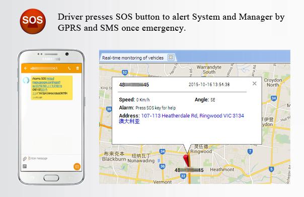 Personnalisation 2g 4g GPS Tracker Dispositif de suivi de véhicule automobile avec Sdk et Api 9