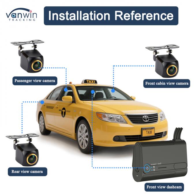 Vidéo MDVR avec AADA BSD DMS WIFI GPS fonctionnalité 4G Caméra de voiture pour taxi 2