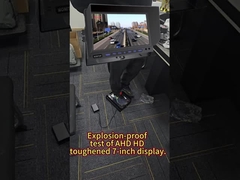 Affichage AHD à 4 canaux, imperméable à l'eau et à l'explosion, pour véhicules mécaniques