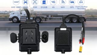 Système de sécurité GPS avec caméra de tableau de bord 4CH AI 4G