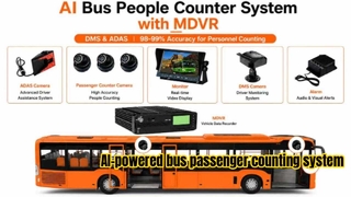 Système de comptage de passagers de bus alimenté par l'IA